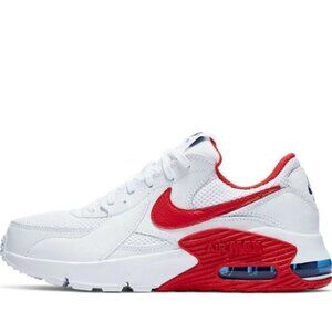 Nike Women’s White & Red Low-Top Sneakers